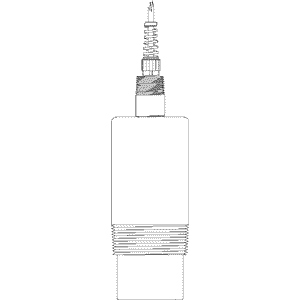 Drawing of IRU-5280 Ultrasoic Sensor